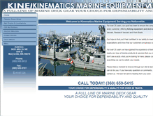 Tablet Screenshot of kinematicsmarine.com